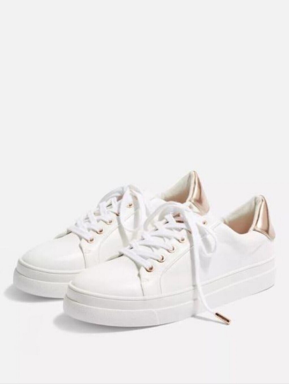 Topshop Rose Gold Sneakers